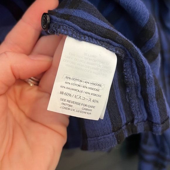 Madewell plaid blouse - size L - Picture 5 of 5